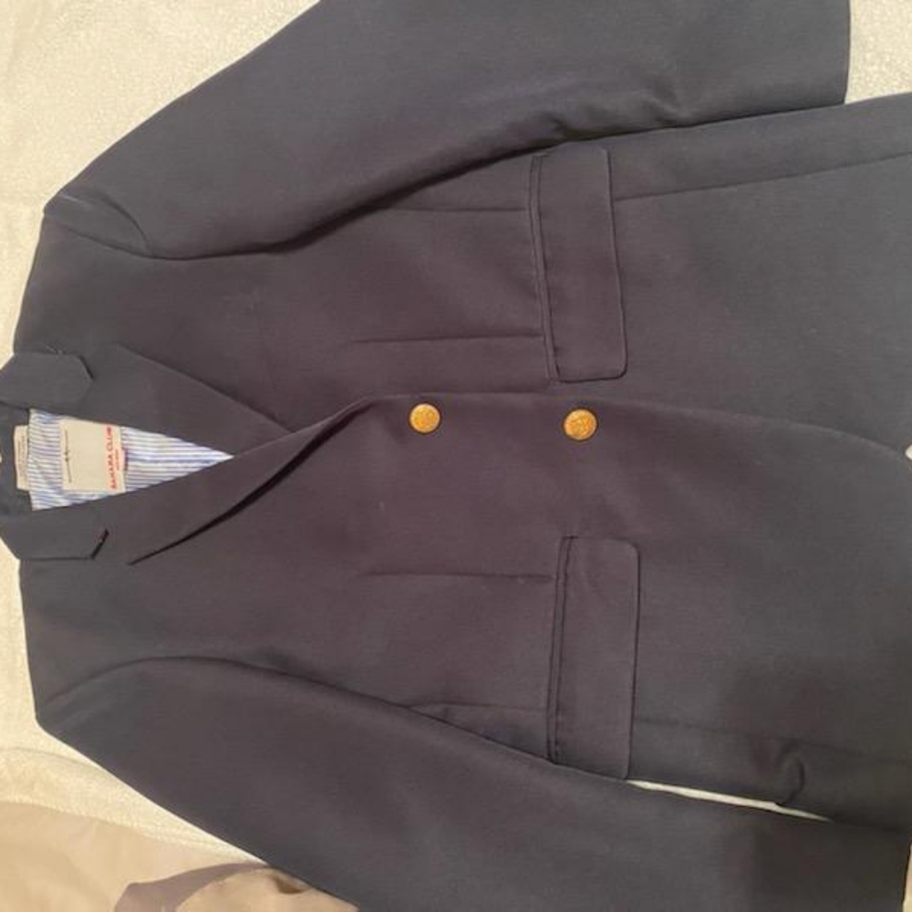 Boys Sahara Club navy blue blazer